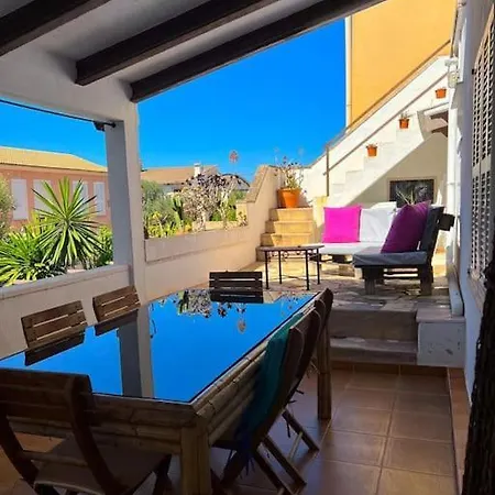 Semesterbostad Ca Na Fulla. Agradable Casa Con Jardin Y Piscina. Colonia de Sant Pere